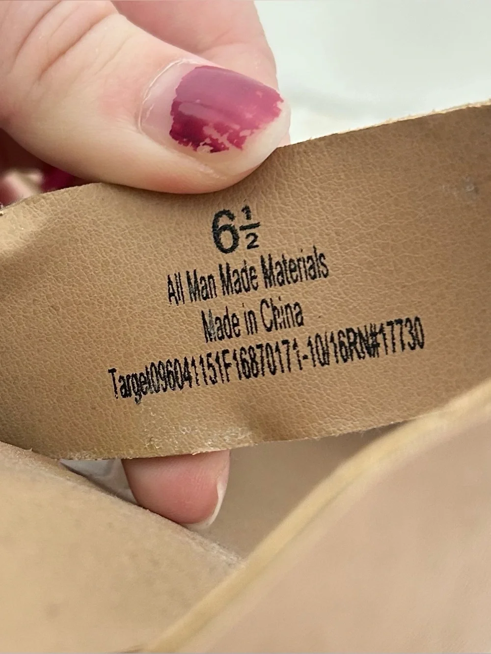 Merona Strappy Wedge Sandal in Tan size 6.5 Ankle Strap Summer Vacation Casual